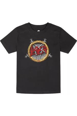 Slayer T-shirt til børn - Baby- & børnetøj - Metal-Kids - Pentagram - drenge og piger