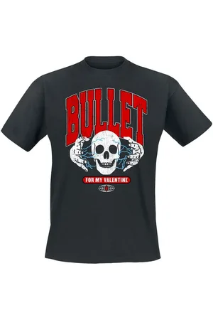 Bullet For My Valentine T-shirt - Electric Varsity Skull - S till 4XL - Herrer