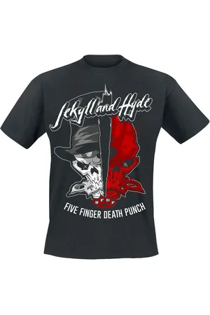 Five Finger Death Punch T-shirt - Jekyll And Hyde - S till XXL - Herrer