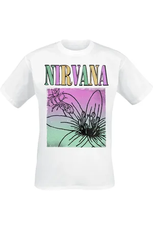 Nirvana T-shirt - Flower Square - S till 3XL - Herrer