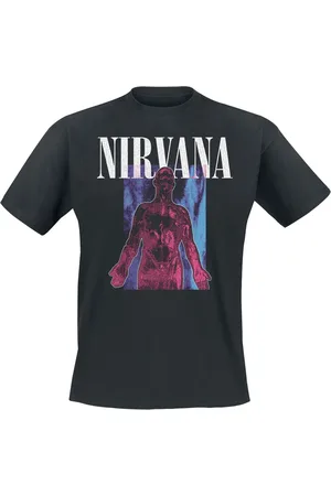 Nirvana T-shirt - Sliver - S till 4XL - Herrer