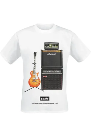 Oasis T-shirt - Guitar - M till 4XL - Herrer