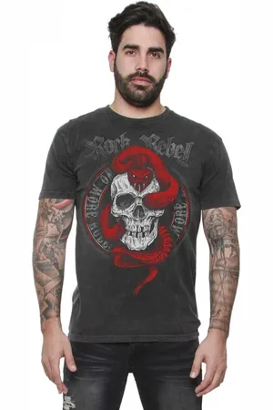 Rock Rebel T-shirt - S till L - Herrer