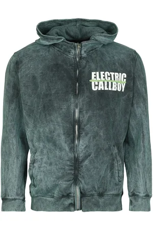 Electric Callboy Hættetrøje med lynlås - Spray Smile - M till XXL - Herrer