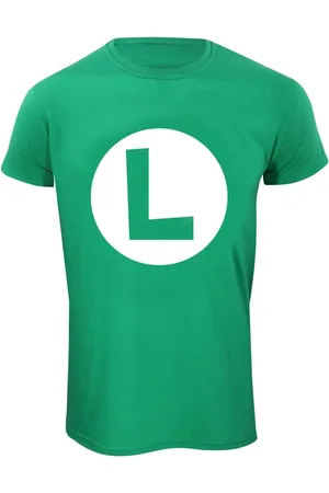 Super Mario Gaming T-shirt - Luigi badge - S till XXL - Unisex
