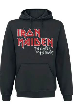Iron Maiden Hættetrøje - Vintage Logo Faded Edge Album - S till M - Herrer