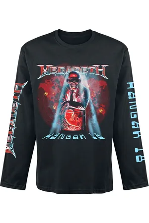 Megadeth Langærmet - Vic Hangar - M till XL - Herrer