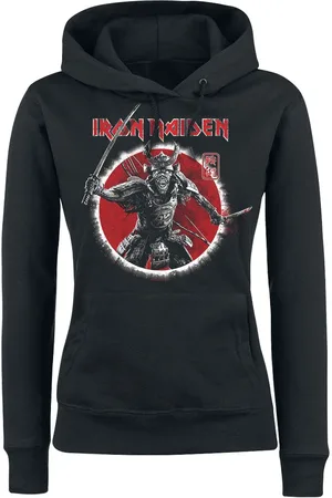 Iron Maiden Hættetrøje - Eddie Warrior - S till XXL - Damer