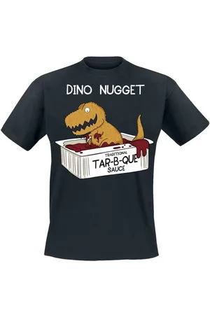 Goodie Two Sleeves Fun T-shirt - Dino Nugget - M till 3XL - Herrer