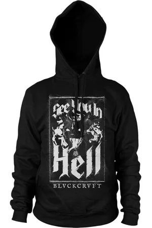 Blackcraft Cult Hættetrøje - See You In Hell Cat Hoodie - M till XXL - Herrer