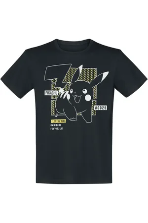 Pokemon T-shirt - Pikachu Line Art - S till M - Herrer