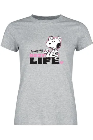 Peanuts T-shirt - At leve mit bedste liv - S till XXL - Damer