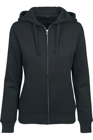 Build Your Brand Hættetrøje med lynlås - Ladies Sweat Zip Hoody - S till 4XL - Damer
