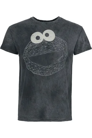 Sesamstraße T-shirt - Cookie Monster - Glød i mørket - S till 5XL - Herrer