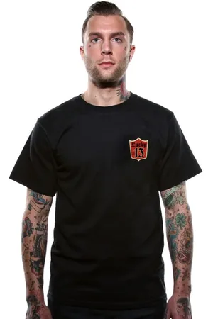 Lucky 13 T-shirt - L13 Custom Clean T-shirt - S till 3XL - Herrer