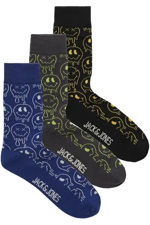 JACK & JONES Sokker - JACMELTED SMILE SOKKER 3 PAK LN - Standard - Herrer