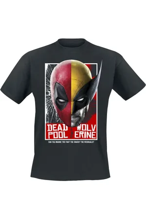 DEADPOOL T-shirt - And Wolverine - Team Up - S till XXL - Herrer