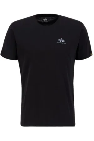 Alpha Industries T-shirt - T-shirt med reflekterende tryk på bagsiden - S till XXL - Herrer