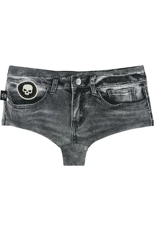 Rock Rebel Bikinitrusser - Denim Look - S till XXL - Damer
