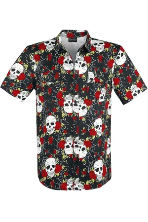 Jawbreaker Kortærmet skjorte - Skull - S till XXL - Herrer
