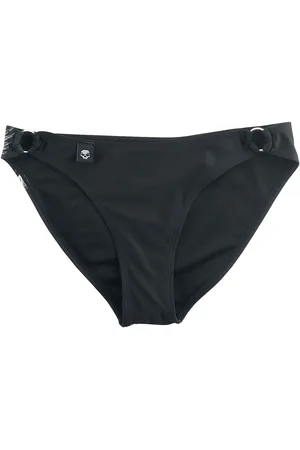 Rock Rebel Bikinitrusser - Bikini Bottoms with Skull Print - S till XXL - Damer