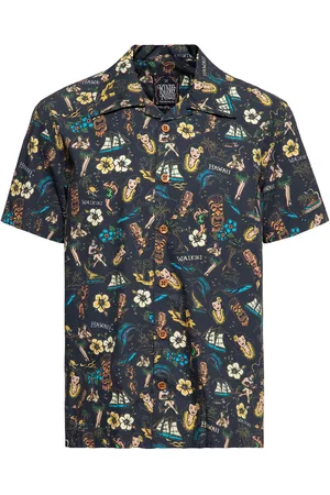 King kerosin Kortærmet skjorte - Tropical Hawaiian-style shirt deluxe - M till 4XL - Herrer