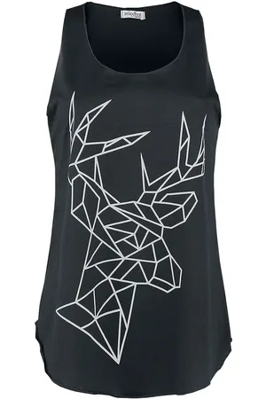Innocent Top - Geometric Deer Vest - S till XXL - Damer
