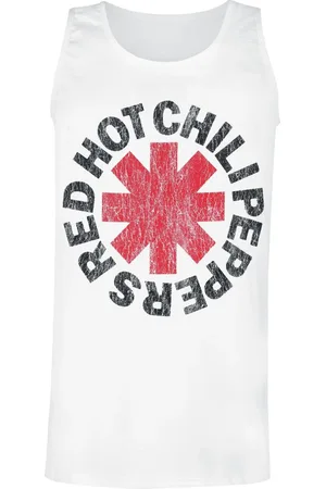 Red Hot Chili Peppers Tanktop - Distressed Logo - S till 3XL - Herrer