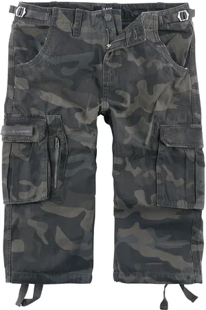 EMP Shorts - 3/4 Army Vintage Shorts - S till 7XL - Herrer