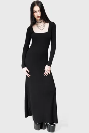 KIHILIST by KILLSTAR Lang kjole - Dark Glyph Dress - M till 4XL - Damer