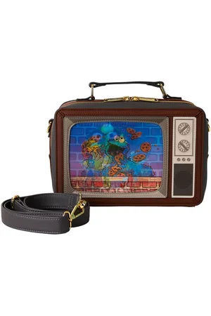 Sesamstraße Skuldertaske - Loungefly - Lenticular Retro TV - Damer