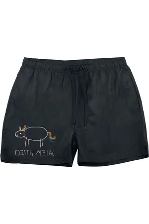 Death Metal Enhjørning Badeshorts - S till XXL - Herrer