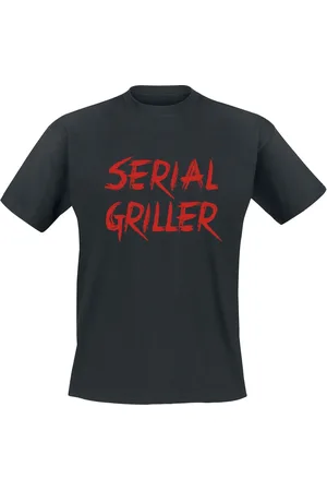 Food Fun T-shirt - Serial Griller - S till 5XL - Herrer