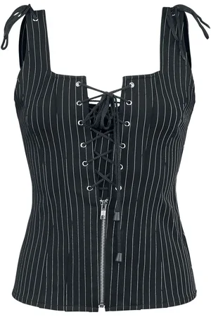 Gothicana Top - Viola - S till XXL - Damer