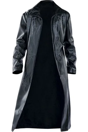 Tribal Coat Kunstlæderfrakke - M till 5XL - Herrer
