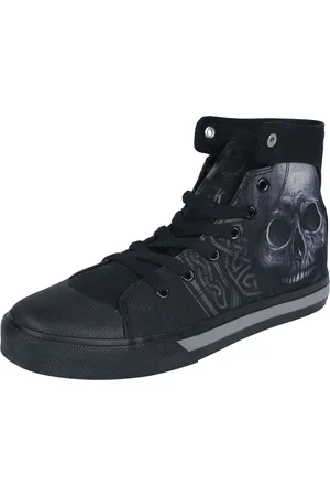 EMP Sneakers, høje - Sneaker with Skull Print - EU37 till EU46 - Unisex