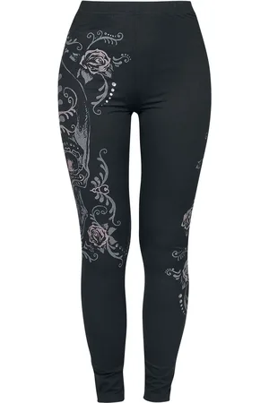 Rock Rebel Leggings - Leggings with skull print - XS till XXL - Damer