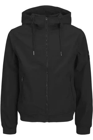 JACK & JONES Hættetrøje med lynlås - JJEBASIC SOFTSHELL HOOD NOOS - S till XXL - Herrer