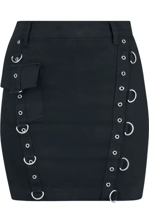 EMP Kort nederdel - Short Skirt with decorative rivets - S till XL - Damer