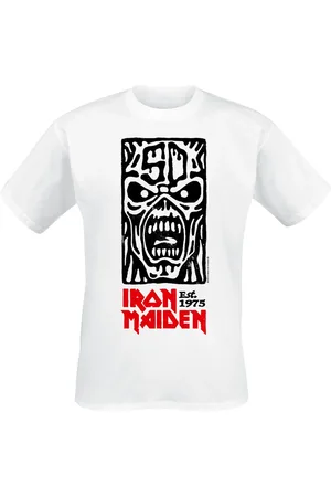 Iron Maiden T-shirt - Stamp Logo 3 - S till 4XL - Herrer