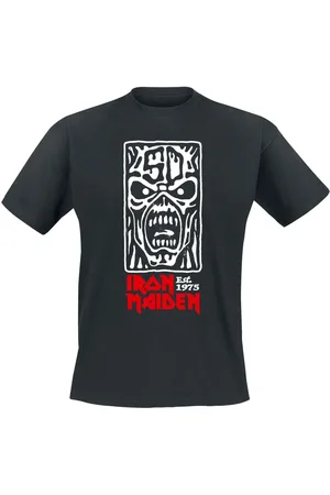 Iron Maiden T-shirt - Stamp Logo 4 - S till 4XL - Herrer