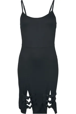 Rock Rebel Kort kjole - Dress with Buckles - S till XXL - Damer