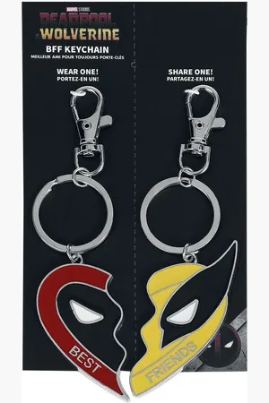 DEADPOOL Nøglevedhæng - 3 - Wolverine - Come Together BFF Key Chain - Unisex