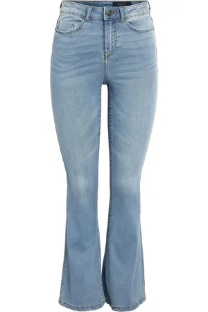 Noisy May Jeans - NMSALLIE HW FLARE JEAN VI162LB FWD NOOS - W25L32 till W30L32 - Damer