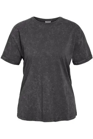 Noisy May T-shirt - NMBRANDY WASHED S/S TOP JRS NOOS - XS till L - Damer