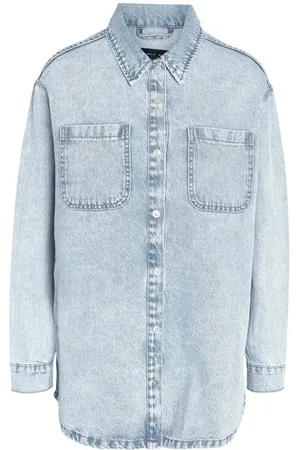 Noisy May Jeansskjorte - NMalva L/S denim shacket AZ352LB NOOS - XS till XL - Damer