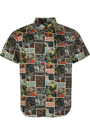 STAR WARS Disney Kortærmet skjorte - Retro Comic - M till XXL - Herrer