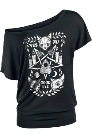 Gothicana T-shirt - T-Shirt with Pentagram - XS till 5XL - Damer