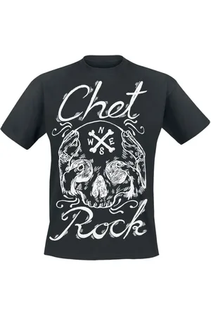 Chet Rock T-shirt - Skull Black - M till XL - Herrer
