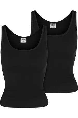 Urban classics Top - Ladies Organic Basic Rib Vest 2-pak - L till XL - Damer